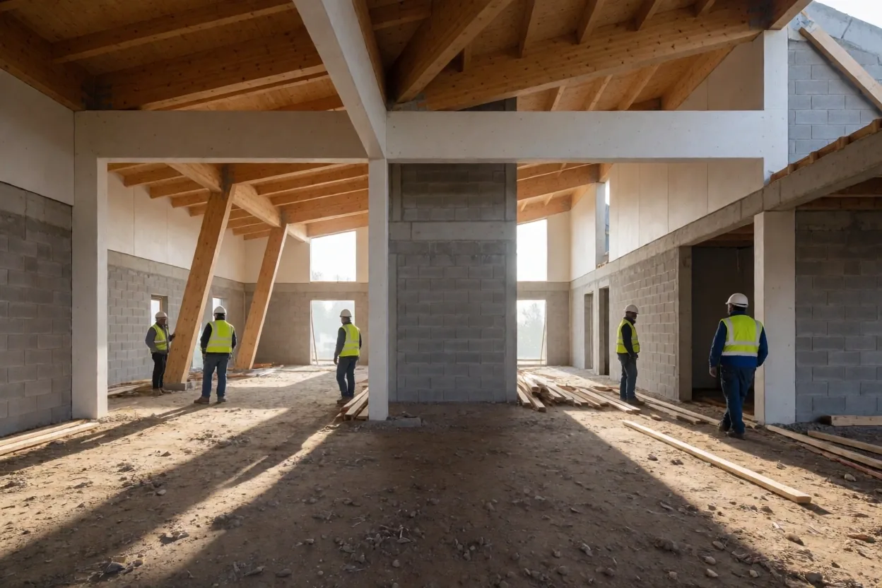 Structural interior planning at Nord Contemporary