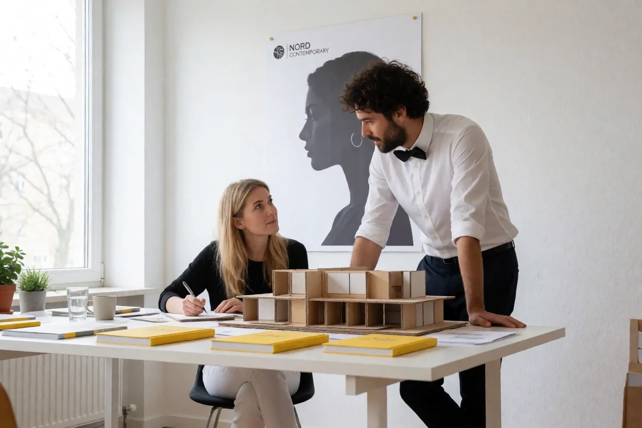 The design team at Nord Contemporary
