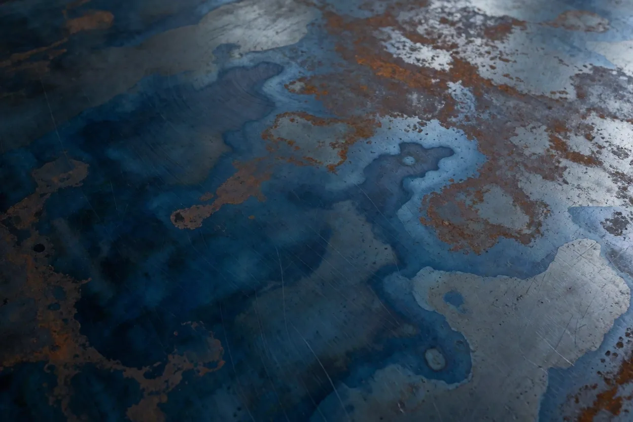 Indigo steel detail