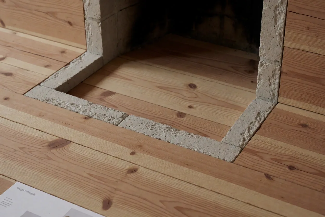 Structural interior architecture in Køge