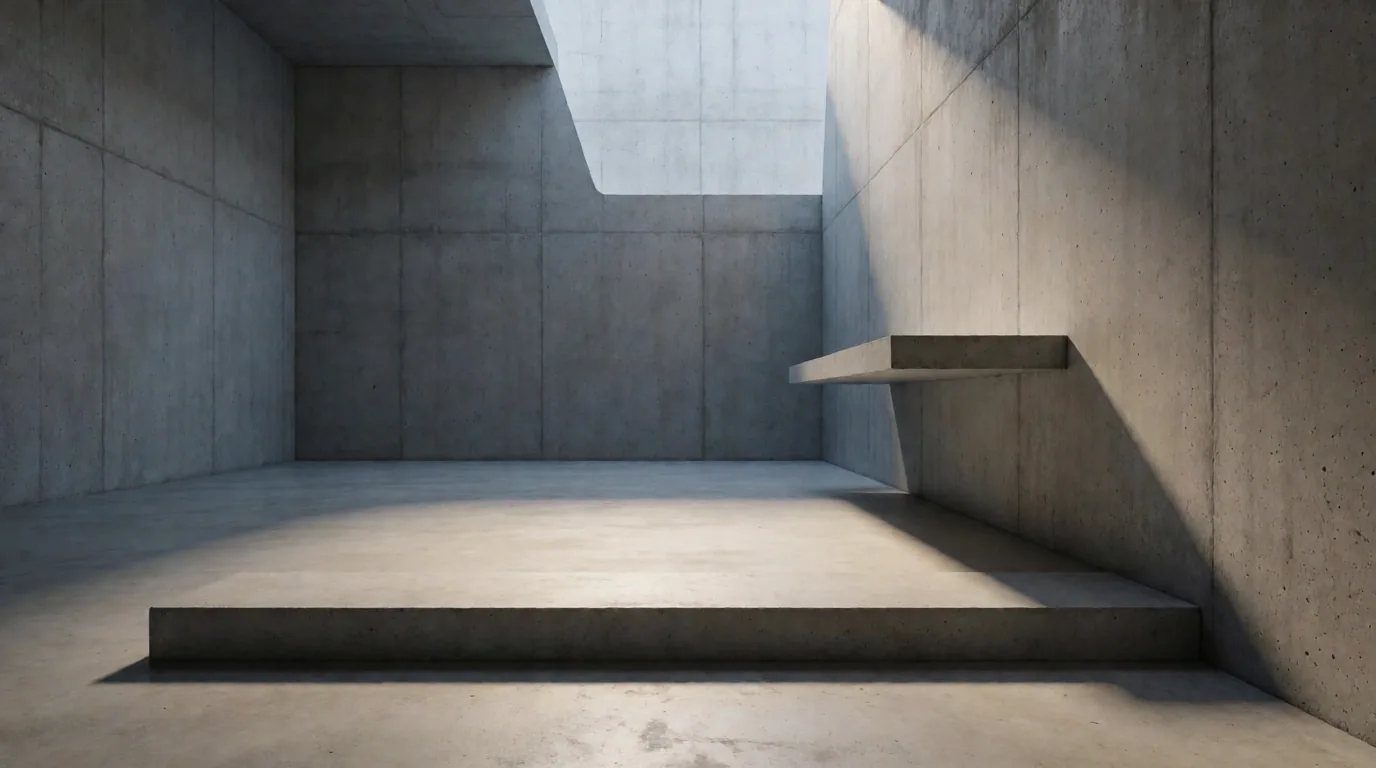 Structural void in an architectural space